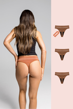 High Waisted Period G-String