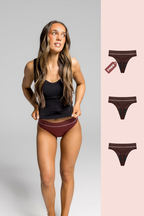High Waisted Period G-String